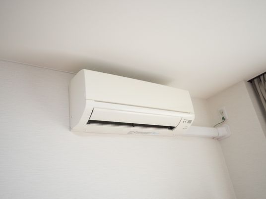 壁掛けエアコンが稼働中
