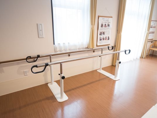 機能訓練器具と掲示物