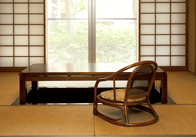 落ち着いた和室の居室  