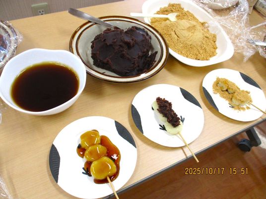 和菓子の盛り付け