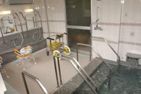 バリアフリーの浴室