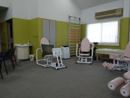 運動器具のある部屋