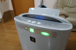 機能的な洗濯機のアップ