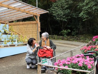 スタッフと利用者の交流