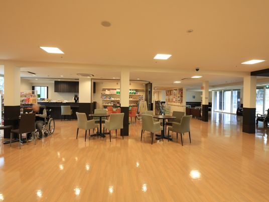 広々とした共有スペース 