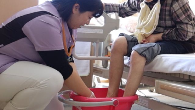 足湯のスタッフイメージ