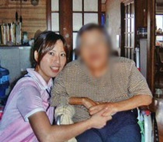 介護職員と利用者