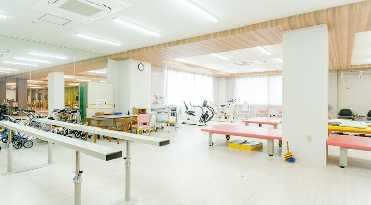 明るい機能訓練室