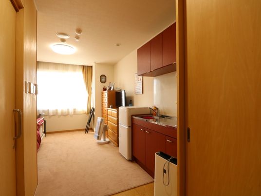 居室の様子が見える