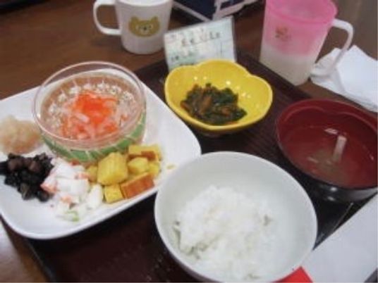 バランス良い朝食セット