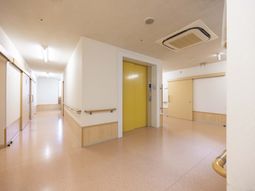 きれいな廊下の一角