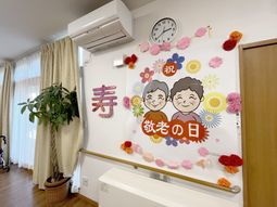 飾り付けと掲示物