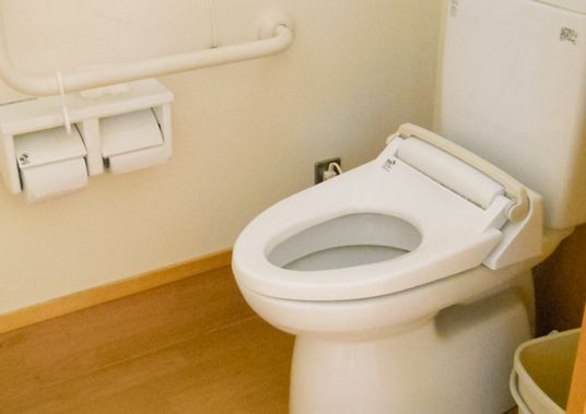 ゆったりしたトイレ空間