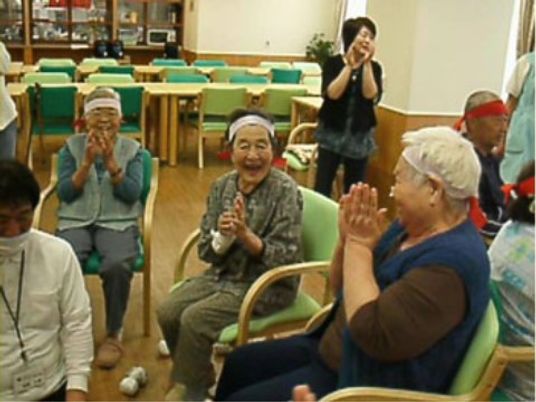 活気ある居室の様子