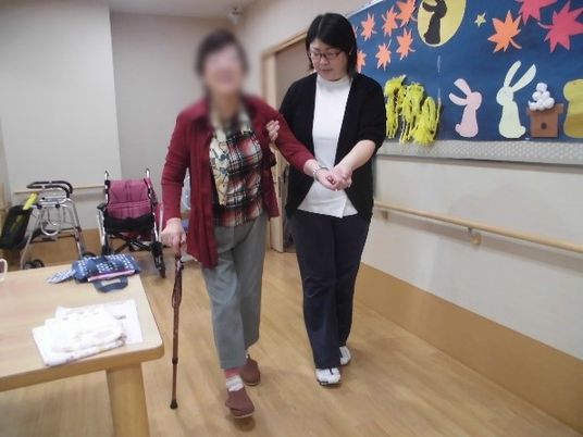 サポート風景廊下