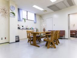 共用スペースと時計