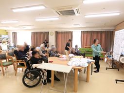 明るい共有スペース