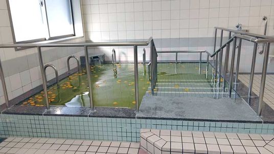 ゆずの湯がある浴室