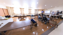 介護施設の共用エリアの内観