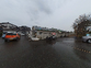 雨の日の駐車場