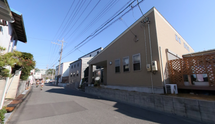 住宅街に位置する介護施設