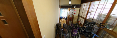 和風の通路エリア