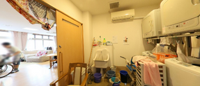 介護施設の居室の全景