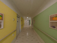色彩豊かな廊下