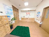 快適なエントランスの一角