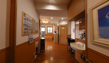 介護施設の職員通路