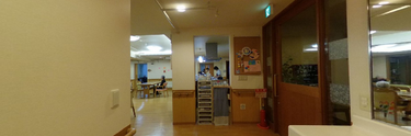 介護施設の共有スペースの一部