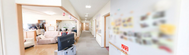 広々とした介護施設の廊下