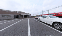 職員用駐車スペースの一角