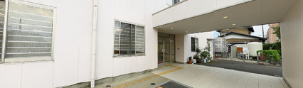 介護施設の正面入り口