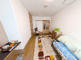 落ち着く介護施設の居室内装