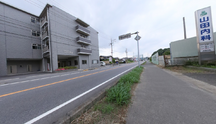 介護施設の通りと隣接地域