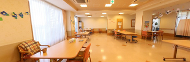 快適なケア施設の共用エリア