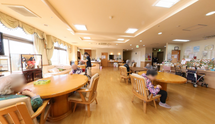 介護施設内の活動風景