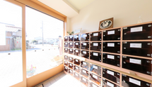 介護施設入口の風景
