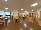 広々とした清潔な共用エリア