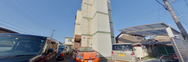 新築介護施設の外観と環境