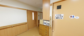職員用通路のある介護施設
