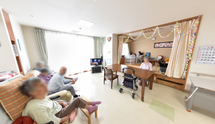 共用エリアでの日常風景