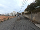 広い道路の入り口