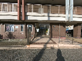 外観が印象的な建物