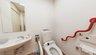 清潔なトイレ設備