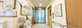 ケアホームの受付と通路