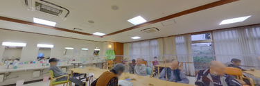 介護施設の共有スペース