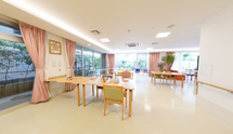 介護施設の食堂部分の内装