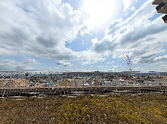 開放的な屋上庭園